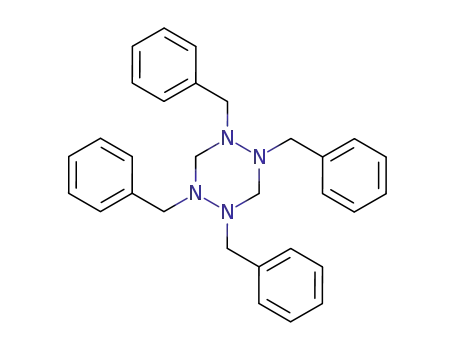 Molecular Structure of 61012-90-6 (1,2,4,5-Tetrazine, hexahydro-1,2,4,5-tetrakis(phenylmethyl)-)