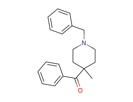 Molecular Structure of 62718-26-7 (Methanone, [4-methyl-1-(phenylmethyl)-4-piperidinyl]phenyl-)