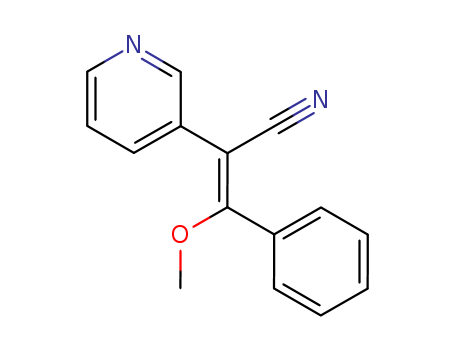3-Pyridineacetonitrile, a-(methoxyphenylmethylene)-, (E)-