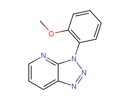 Molecular Structure of 62052-16-8 (3H-1,2,3-Triazolo[4,5-b]pyridine, 3-(2-methoxyphenyl)-)