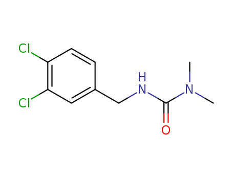 Molecular Structure of 19654-30-9 (Urea, N'-[(3,4-dichlorophenyl)methyl]-N,N-dimethyl-)