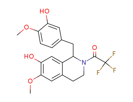 7-Isoquinolinol,
1,2,3,4-tetrahydro-1-[(3-hydroxy-4-methoxyphenyl)methyl]-6-methoxy-2-(
trifluoroacetyl)-