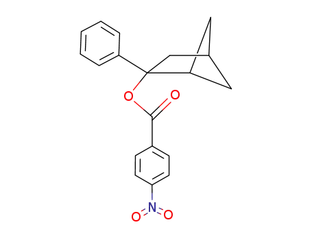 Molecular Structure of 63227-48-5 (Bicyclo[2.1.1]hexan-2-ol, 2-phenyl-, 4-nitrobenzoate)