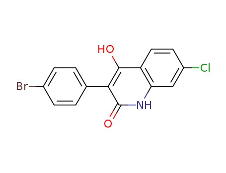 2(1H)-Quinolinone, 3-(4-bromophenyl)-7-chloro-4-hydroxy-