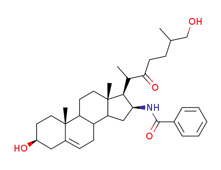 3β,27-Dihydroxy-16β-benzoylamino-22-keto-5-cholesten