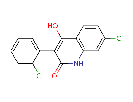 2(1H)-Quinolinone, 7-chloro-3-(2-chlorophenyl)-4-hydroxy-