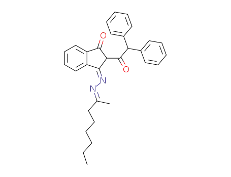 2-diphenylacetyl-indan-1,3-dione-1-(1-methyl-heptylidenehydrazone)