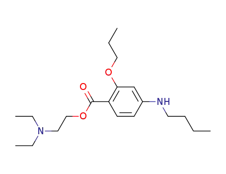 4-butylamino-2-propoxy-benzoic acid-(2-diethylamino-ethyl ester)
