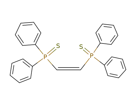 Molecular Structure of 986-06-1 (Phosphine sulfide, 1,2-ethenediylbis[diphenyl-, (Z)-)