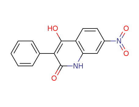 2(1H)-Quinolinone, 4-hydroxy-7-nitro-3-phenyl-