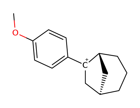 Bicyclo[3.2.1]oct-6-ylium, 6-(4-methoxyphenyl)-