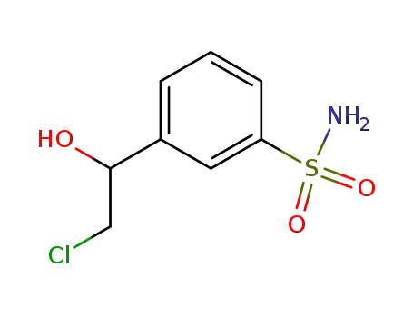 Molecular Structure of 189814-55-9 (Benzenesulfonamide, 3-(2-chloro-1-hydroxyethyl)-)