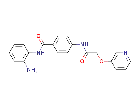 Molecular Structure of 209784-52-1 (Benzamide, N-(2-aminophenyl)-4-[[(3-pyridinyloxy)acetyl]amino]-)