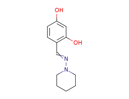 1,3- 벤젠 디올, 4-[(1- 피페 리디 닐이 미노) 메틸]-(9CI)