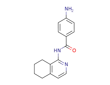 Molecular Structure of 36855-66-0 (Benzamide, 4-amino-N-(5,6,7,8-tetrahydro-1-isoquinolinyl)-)