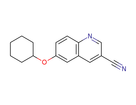 6-Cyclohexyloxy-quinoline-3-carbonitrile