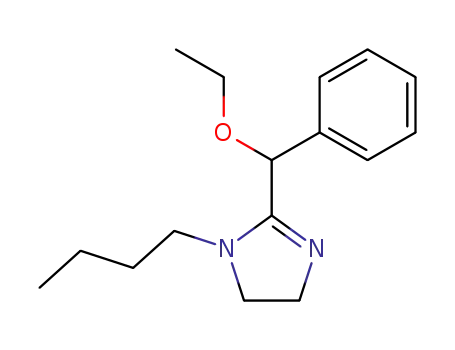Molecular Structure of 33235-78-8 (1-Butyl-2-(α-ethoxybenzyl)-2-imidazoline)