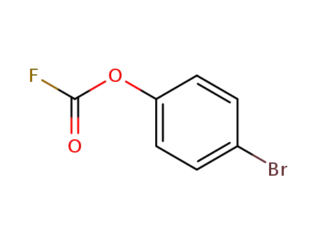 Molecular Structure of 1644-70-8 (Carbonofluoridic acid, 4-bromophenyl ester)