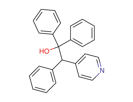 Molecular Structure of 56501-72-5 (1,1,2-triphenyl-2-pyridin-4-yl-ethanol)