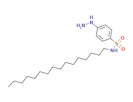 Benzenesulfonamide,N-hexadecyl-4-hydrazinyl- cas  1590-68-7