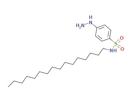 Molecular Structure of 1590-68-7 (N-hexadecyl-4-hydrazinylbenzenesulfonamide)