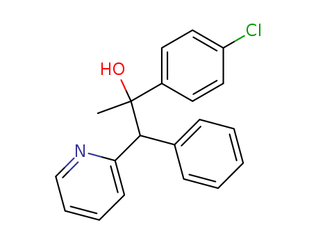 2-Pyridineethanol, a-(4-chlorophenyl)-a-methyl-b-phenyl-