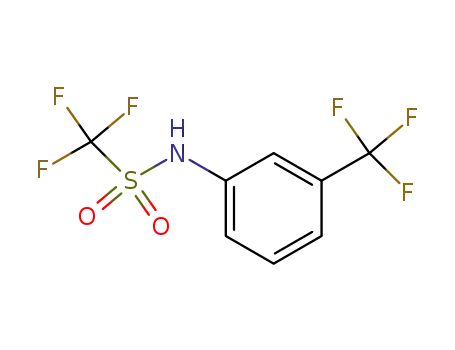 Molecular Structure of 23384-11-4 (1,1,1-trifluoro-N-[3-(trifluoromethyl)phenyl]methanesulfonamide)