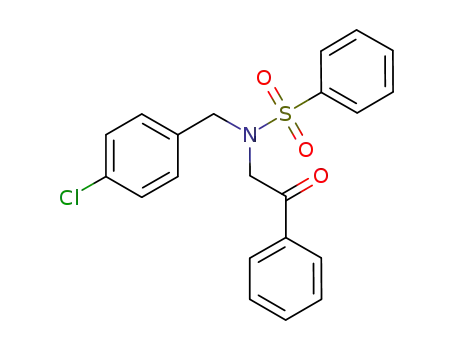 Benzenesulfonamide,
N-[(4-chlorophenyl)methyl]-N-(2-oxo-2-phenylethyl)-