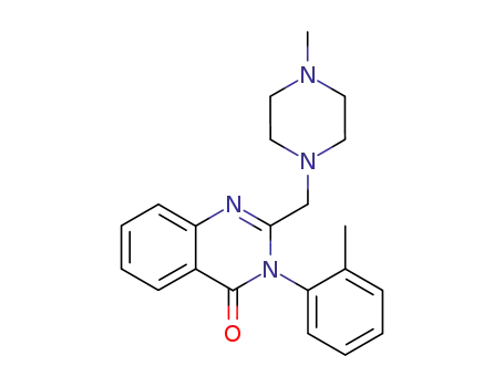 4(3H)-Quinazolinone,
3-(2-methylphenyl)-2-[(4-methyl-1-piperazinyl)methyl]-