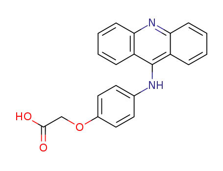 Molecular Structure of 64895-14-3 ([4-(acridin-9-ylamino)phenoxy]acetic acid)