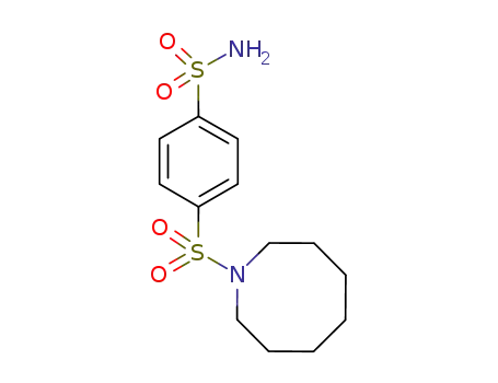 Molecular Structure of 55619-40-4 (Benzenesulfonamide, 4-[(hexahydro-1(2H)-azocinyl)sulfonyl]-)