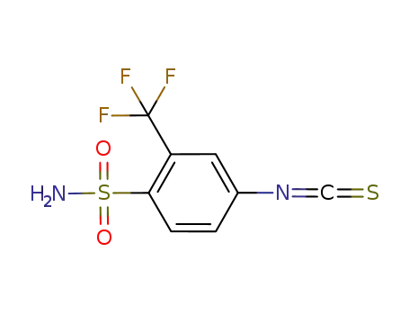 Molecular Structure of 746630-13-7 (Benzenesulfonamide, 4-isothiocyanato-2-(trifluoromethyl)-)