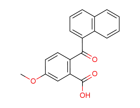 Benzoic acid, 5-methoxy-2-(1-naphthalenylcarbonyl)-