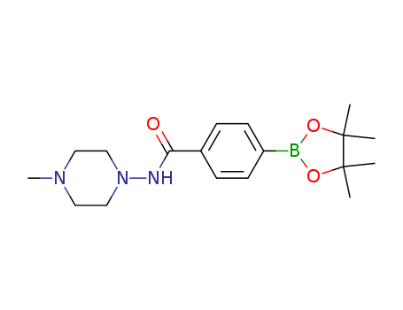 [4-(1'-Amino-4'-methylpiperazine-1-carbonyl)-phenyl] boronic acid pinacol ester