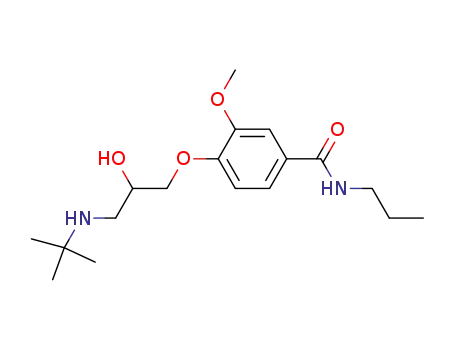 Benzamide,
4-[3-[(1,1-dimethylethyl)amino]-2-hydroxypropoxy]-3-methoxy-N-propyl-