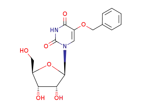 Molecular Structure of 65367-86-4 (Uridine, 5-(phenylmethoxy)-)
