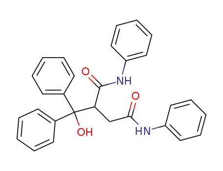 Butanediamide, 2-(hydroxydiphenylmethyl)-N1,N4-diphenyl- cas  23105-20-6