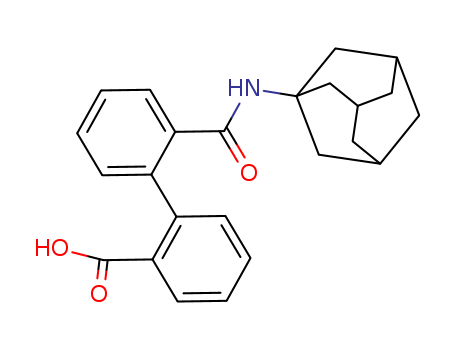 [1,1'-Biphenyl]-2-carboxylicacid, 2'-[(tricyclo[3.3.1.13,7]dec-1-ylamino)carbonyl]- cas  27126-86-9