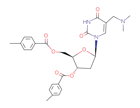 Thymidine, a-(dimethylamino)-, 3',5'-bis(4-methylbenzoate)