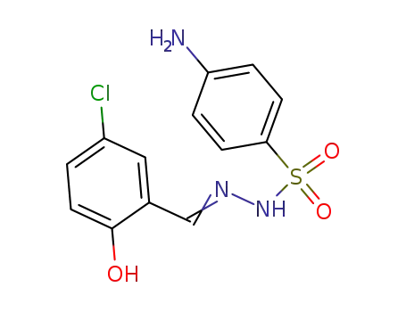 Molecular Structure of 6936-59-0 (Benzenesulfonicacid, 4-amino-, 2-[(5-chloro-2-hydroxyphenyl)methylene]hydrazide)
