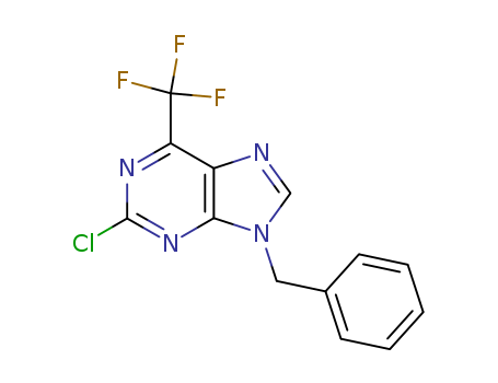 9H-Purine,2-chloro-9-(phenylmethyl)-6-(trifluoromethyl)- cas  1682-16-2