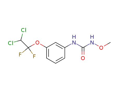 Molecular Structure of 23823-25-8 (Urea, N-[3-(2,2-dichloro-1,1-difluoroethoxy)phenyl]-N'-methoxy-)