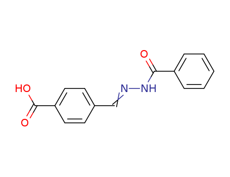 Benzoic acid, 4-[(benzoylhydrazono)methyl]-
