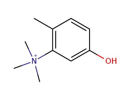 Molecular Structure of 21256-34-8 (Benzenaminium, 5-hydroxy-N,N,N,2-tetramethyl-)