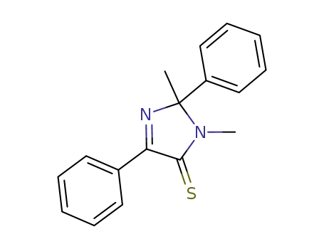 Molecular Structure of 3097-42-5 (4H-Imidazole-4-thione, 2,3-dihydro-2,3-dimethyl-2,5-diphenyl-)