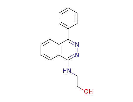 Molecular Structure of 23099-89-0 (Ethanol, 2-[(4-phenyl-1-phthalazinyl)amino]-)