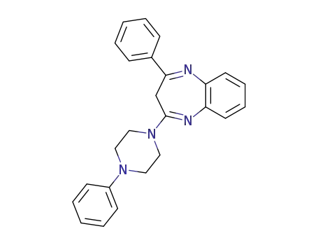 Molecular Structure of 67259-47-6 (3H-1,5-Benzodiazepine, 2-phenyl-4-(4-phenyl-1-piperazinyl)-)
