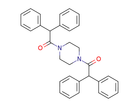 Molecular Structure of 2568-56-1 (Piperazine, 1,4-bis(diphenylacetyl)-)