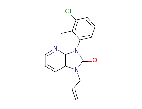 Molecular Structure of 61963-43-7 (2H-Imidazo[4,5-b]pyridin-2-one,
3-(3-chloro-2-methylphenyl)-1,3-dihydro-1-(2-propenyl)-)
