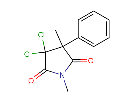 2,5-Pyrrolidinedione, 3,3-dichloro-1,4-dimethyl-4-phenyl-